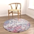 Versatile Round Rug Set with VRayFur & Displacement 3D model small image 6