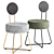 ErgoBack Stool: Modern Comfort 3D model small image 1