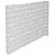 Wave Craft Fence - Volna VG End Panels 3D model small image 3