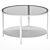 Sleek Glass Coffee Table 3D model small image 1