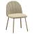 Luxury Dubai Dining Chair 3D model small image 2