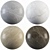 Marble Texture Collection: Light Gray, White, Graphite & Beige 3D model small image 1
