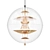 Celestial Sphere Hanging Light 3D model small image 1