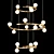 Luxury Imerense Chandelier: Elegant Design 3D model small image 1