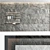 Decorative Stone and Wood Wall Panel Set 3D model small image 1