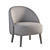 Ginger Chair: Stylish Seating Solution 3D model small image 3