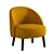 Ginger Chair: Stylish Seating Solution 3D model small image 4