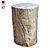 Natural Tree Trunk 16-inch 3D model small image 1