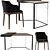 Modern Writing Set: LUVRA Desk and AF_KEDA Chair 3D model small image 6