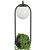 Nordic Sky Garden Lamp with Plant 3D model small image 2