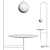 Modern Floor Lamp with Integrated Table 3D model small image 3