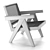 Sleek EASY Armchair 3D model small image 5