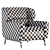 Dienne Salotti Noel Chair: Modern, Stylish Seating 3D model small image 3