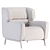 Dienne Salotti Noel Chair: Modern, Stylish Seating 3D model small image 4