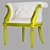 Elegant Louis XV Armchair 3D model small image 1