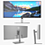 Dell Curved 38-inch UltraSharp Monitor 3D model small image 1