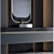 Elegant Gessi Bathroom Furniture 3D model small image 3