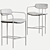 Sleek Parker Stool for Stylish Seating 3D model small image 4