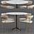 Parker Round Dining Table: Elegant and Stylish 3D model small image 1