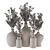 Glass Pot Plants: Indoor Greenery 3D model small image 12