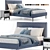 Elegant IKEA IDANAS Bed: Stylish Design & Superior Comfort 3D model small image 1