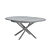 Ceramic White Folding Dining Table 3D model small image 2