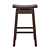 Swivel Saddle Bar Stool 3D model small image 2