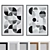Modern Abstract Picture Frame Set 3D model small image 1