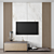 Modern De Padova RIG TV Wall 3D model small image 2