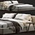 Desiree Kubic 24 Bed: Modern, Stylish, and Comfortable 3D model small image 1