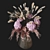  Rustic Charm: Dried Flower Bouquet 3D model small image 2