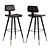 Title: Flash Furniture Leather Bar Stool 3D model small image 2