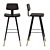 Title: Flash Furniture Leather Bar Stool 3D model small image 4