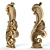 CNC-Ready Baluster Ornamen 3D model small image 1