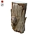 Natural Tree Trunk Sculpture 3D model small image 1