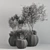 Premium Indoor Plant Set 3D model small image 6