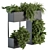 Wall-Mounted Plant Box: Bring Nature Indoors 3D model small image 2