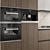 Sleek White and Wood Kitchen 3D model small image 4