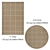 Versatile Set of 8 Rugs: No 350 3D model small image 3