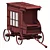 Medieval Carriage C1: Lowpoly Elegance 3D model small image 7