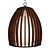 Carling Pendant Light: Stylish Illumination for Modern Spaces 3D model small image 1