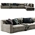 Poliform Paris Seoul Sofa: Modern Elegance for Your Space 3D model small image 2