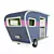 Title: Vintage-inspired Pet Trailers: Customizable & Stylish 3D model small image 12