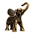 Majestic Elephant Sculpture 3D model small image 5