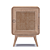 Nalu Bedside Table: Sustainable Design with Rattan Detail 3D model small image 3