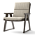 Gio Armchair: Sophisticated Italian Design 3D model small image 1
