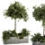 Garden Oasis: Outdoor Plant Set 3D model small image 2