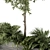 Garden Oasis: Outdoor Plant Set 3D model small image 4