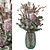 Elegant Dried Flower Bouquet 3D model small image 1