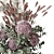 Elegant Dried Flower Bouquet 3D model small image 2